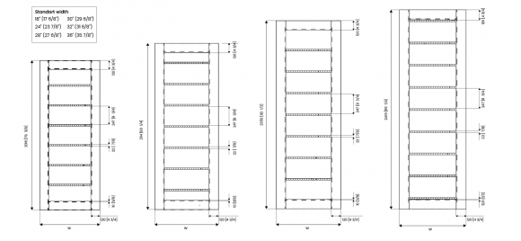 Alba Gray oak bi-fold