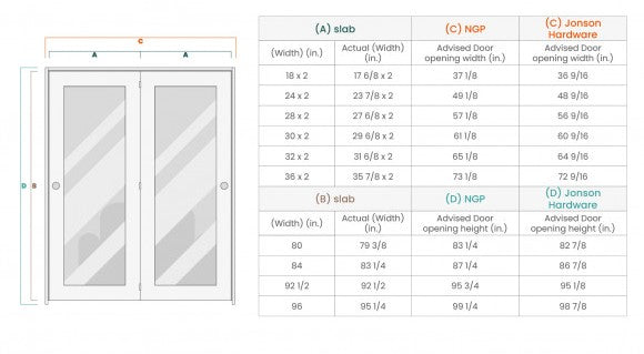 Alba Gray oak bi-fold