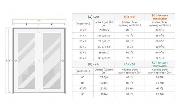 Leora Vetro Bianco noble bi-fold