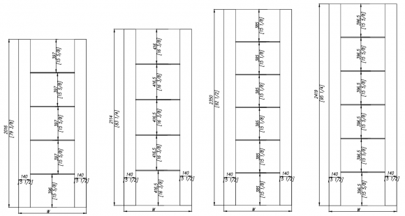 Avanti 4H black apricot double swing